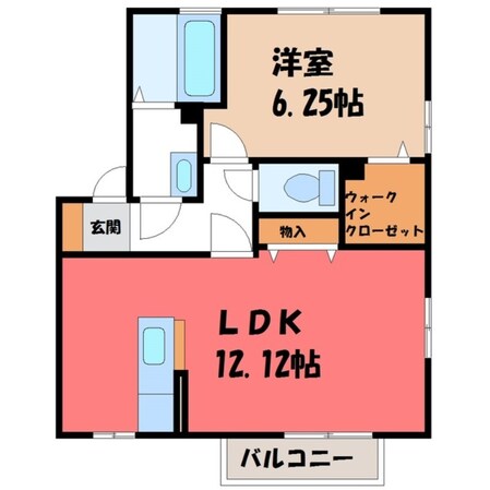 結城駅 徒歩15分 2階の物件間取画像